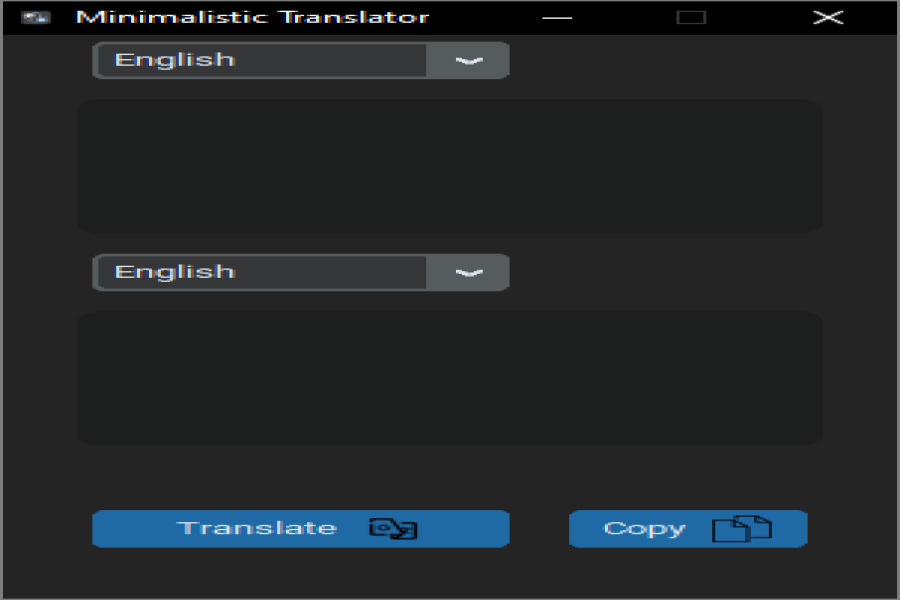 Minimalistic Translator